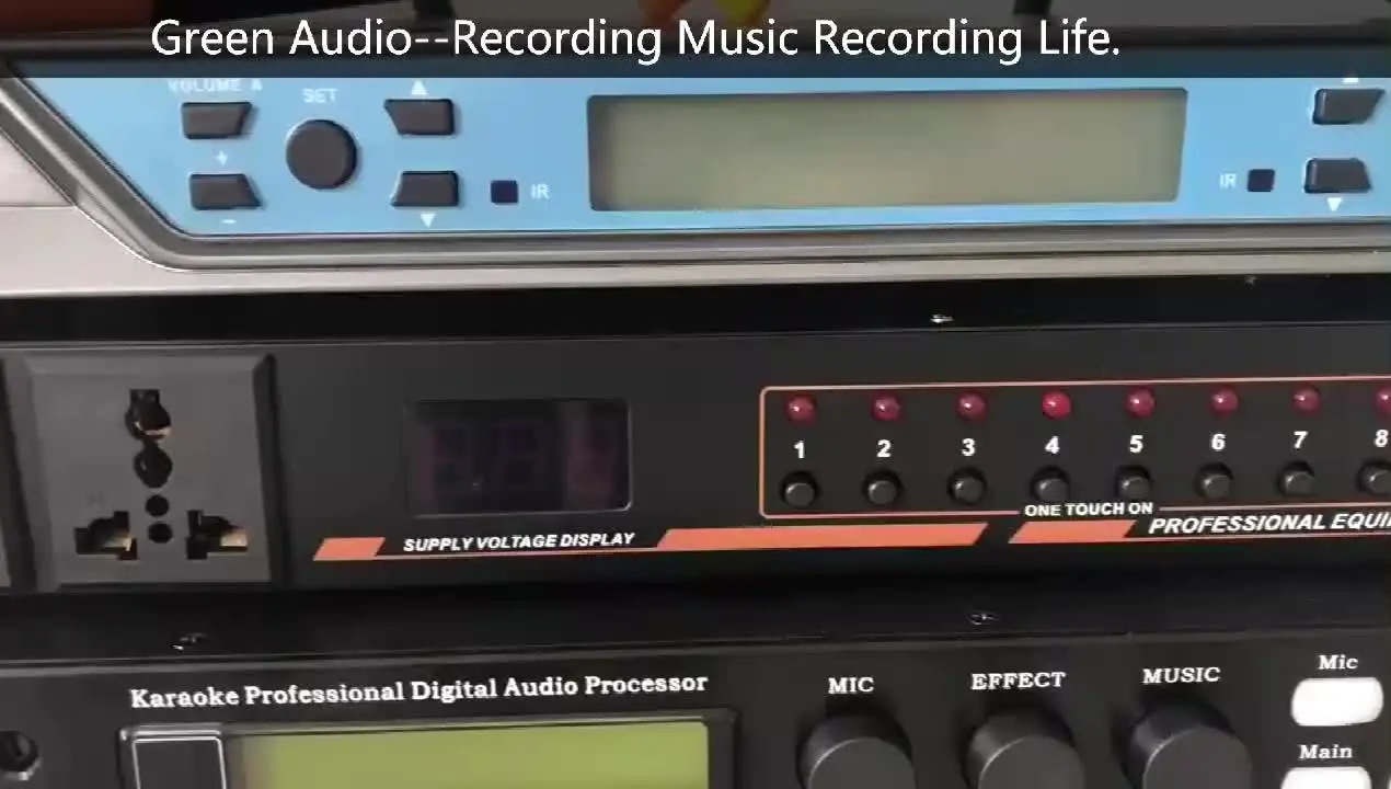 

GAX-338 8 way power sequencer dj controller sound system for stage performance