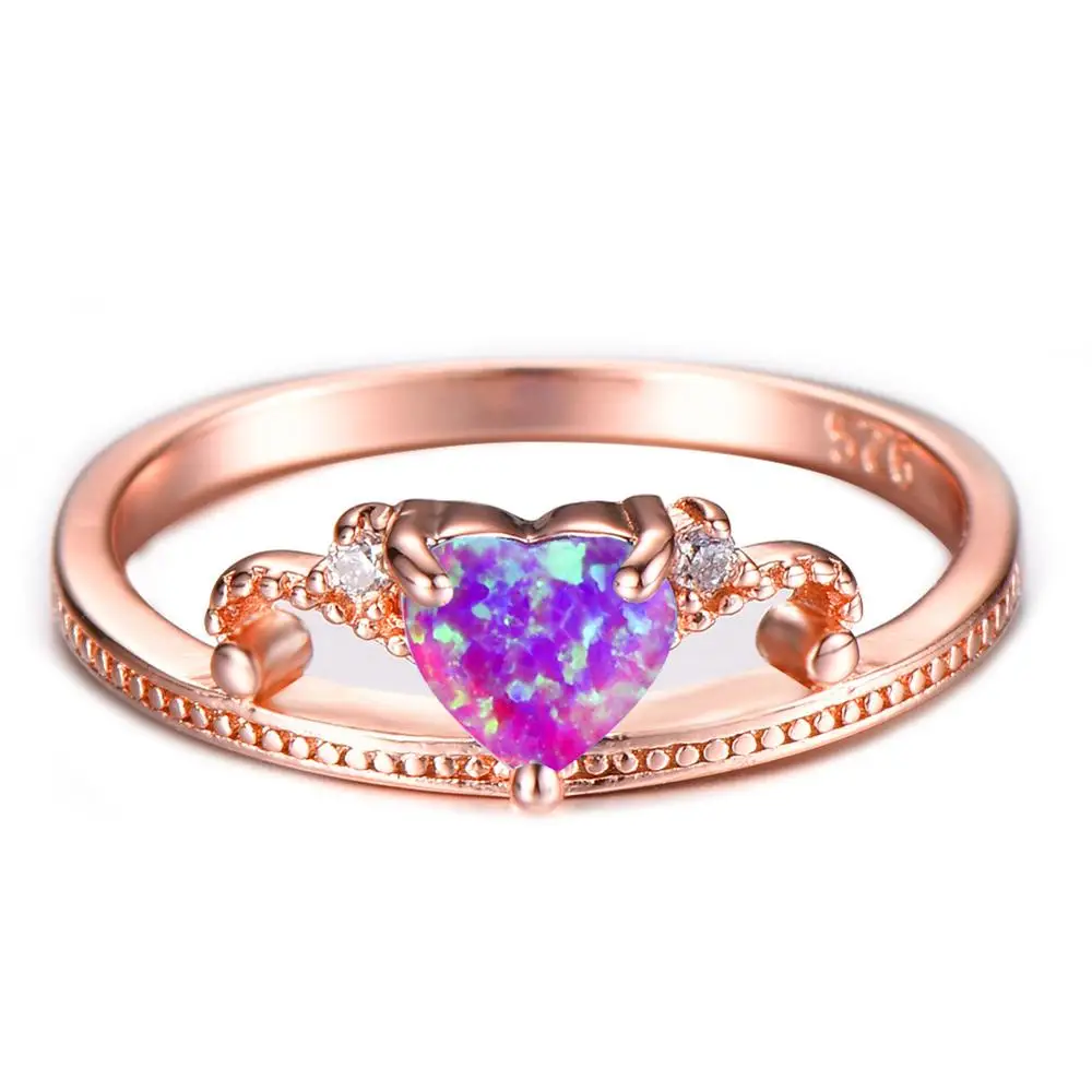 Модное женское кольцо с опалом винтажное изысканное на безделушке|Кольца| |