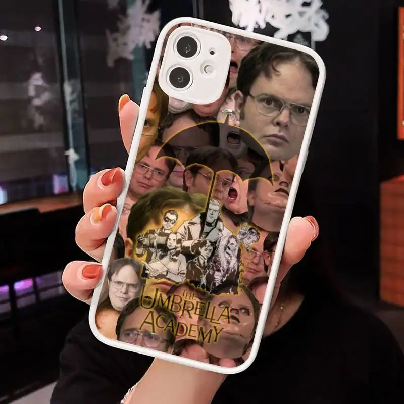 

The office tv show design Phone Case Matte Transparent for iPhone 7 8 11 12 s mini pro X XS XR MAX Plus cover funda
