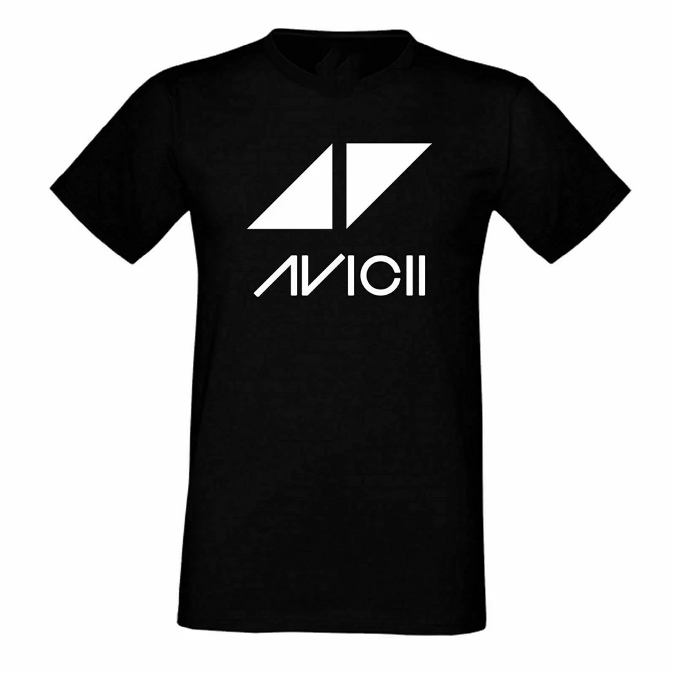 Футболка с надписью Avicii Music Dj Edm Tee Legend Dance Festival для мужчин и женщин черная S 3Xl