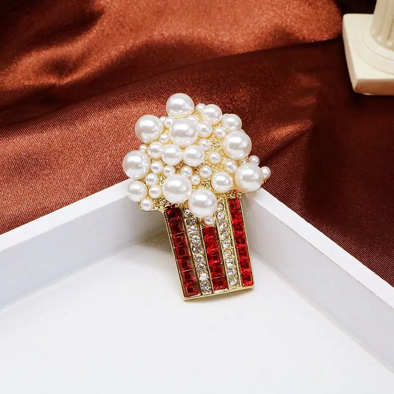

Elegant Alloy Pearls Pretty Brooches Pin Clothing Scarf Decoration