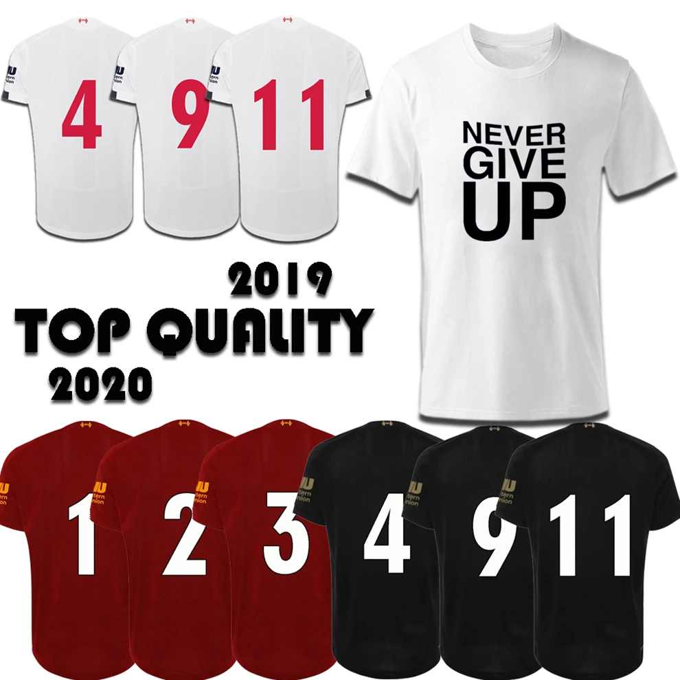 2020 Never Give Up футбольная рубашка для мужчин Liverpooling майки детский комплект
