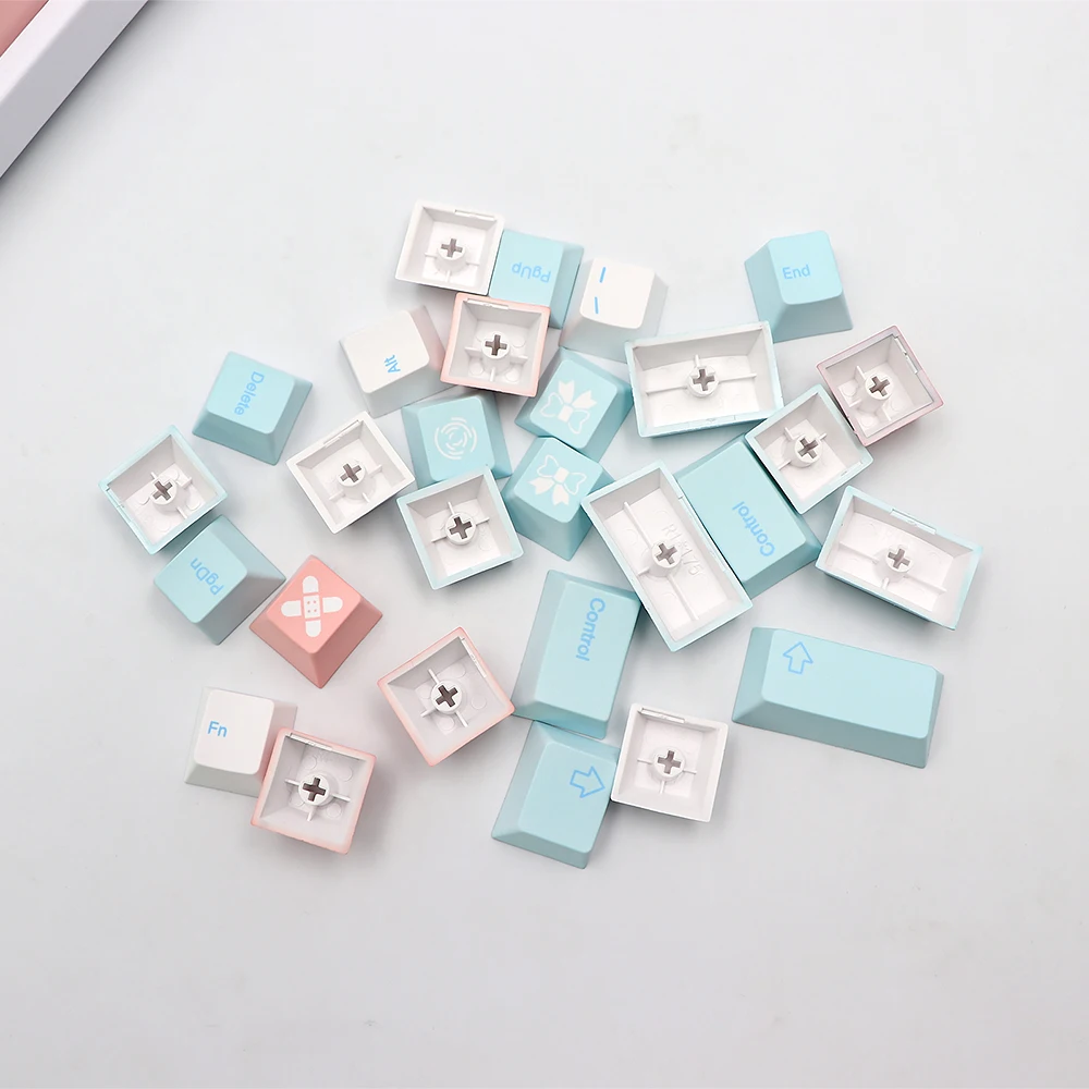 Только распродажа Keycap GMK-KEY Noel Dye Subb Keycaps PBT Cherry Profile German French Italian Spain UK ISO Key Caps For TKL GK61 96