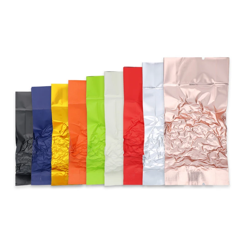 200 шт./лот вакуумные пакеты из алюминиевой фольги для упаковки чая пищевых