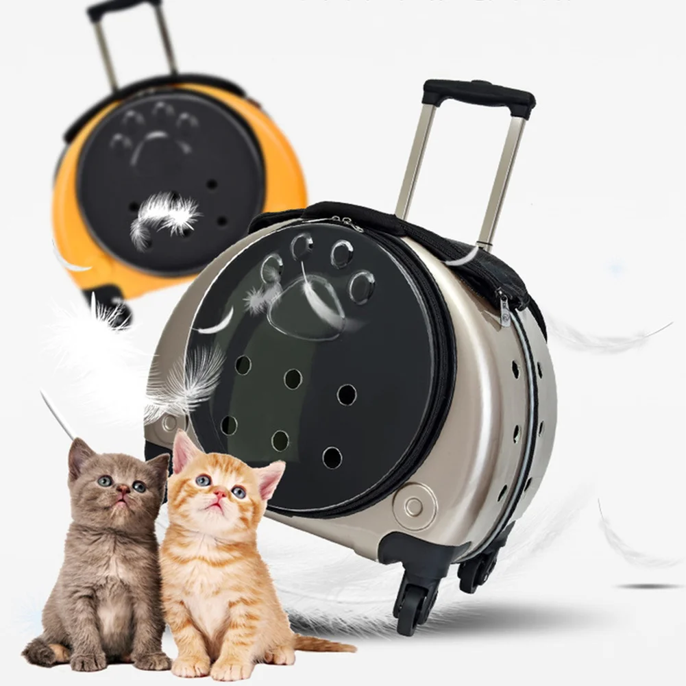 Переноска на колесиках для домашних животных чехол переноска собак кошек сумка