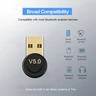 Bluetooth-адаптер Kebidumei, USB-ключ для компьютера, ПК, беспроводной usb-передатчик Bluetooth 5,0, музыкальный bluetooth-приемник-адаптер