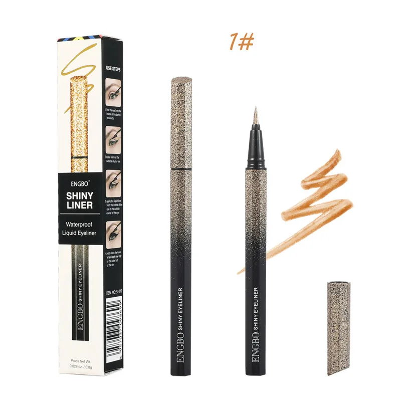

6 Colors Professional Waterproof Long-lasting Liquid Eyeliner Beauty Black Eye Liner Pen Pencil Makeup Cosmetics Tools