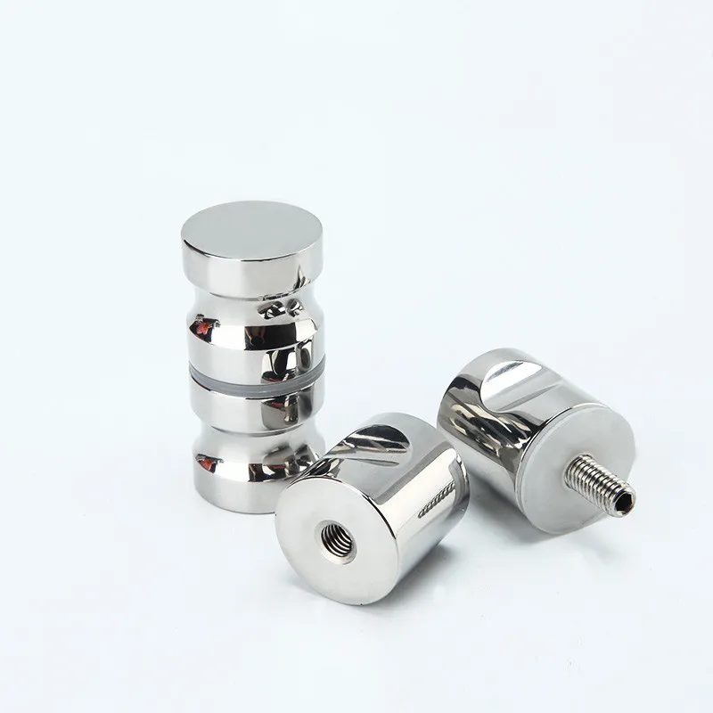 Однотонная ручка для ванной комнаты из нержавеющей стали двусторонняя одно