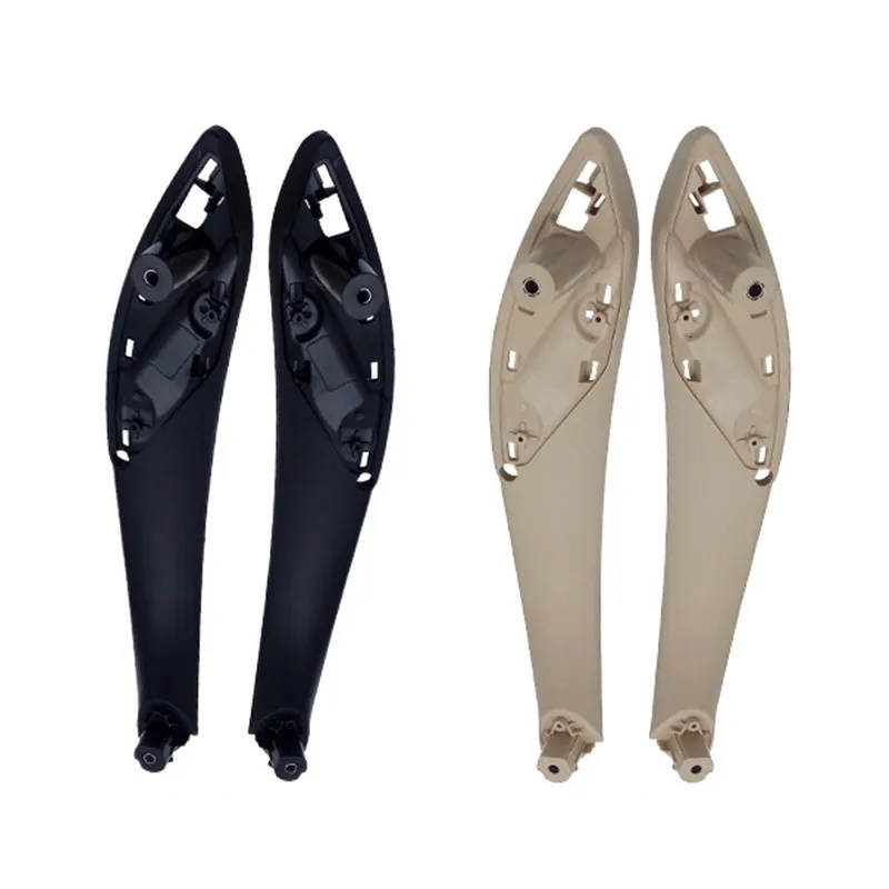 Черная бежевая передняя левая/правая дверная накладка ручка захвата панели