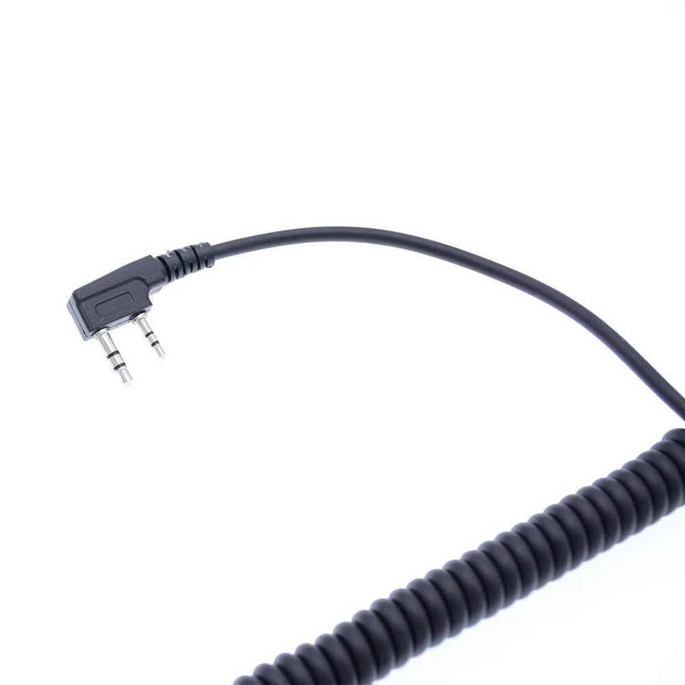 baofeng speaker 2 pin bf s112 3 5mm to 2 5mm handheld two way walkie talkie radio speaker mic uv 5r 888s free global shipping