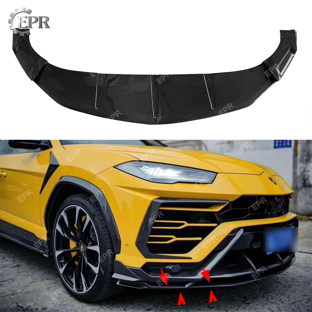 Автомобильный Разветвитель для нижней губы Lamborghini Urus TPC из углеродного