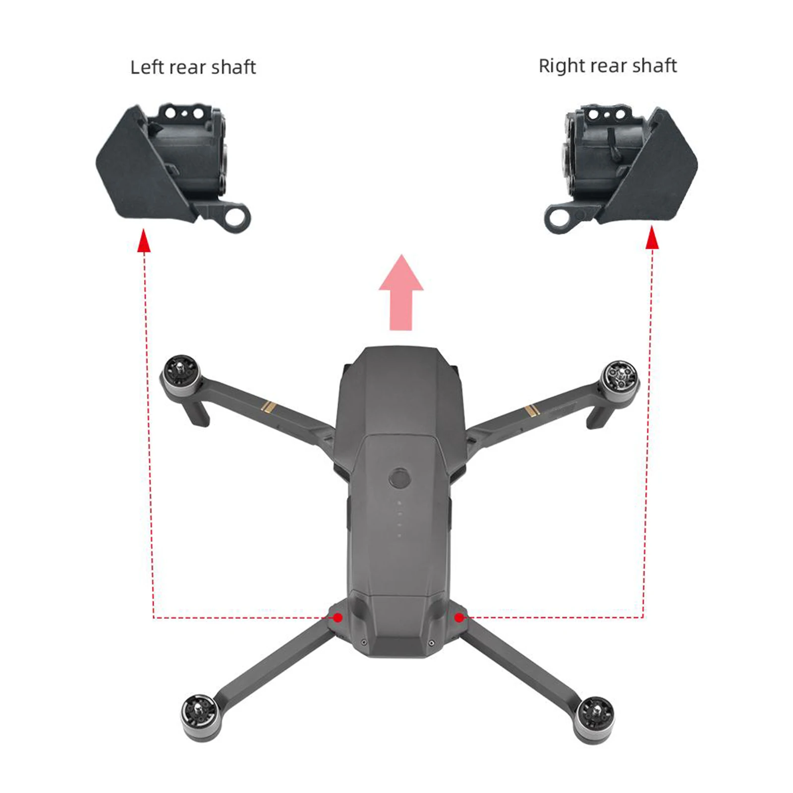 

Left / Right Rear Arm Shaft Drone Accessories for DJI Mavic Pro Replace