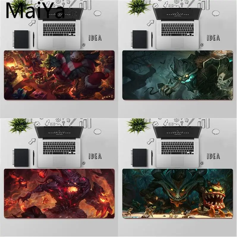 

Maiya Top Quality League of Legends Maokai Rubber Mouse Durable Desktop Mousepad Free Shipping Large Mouse Pad Keyboards Mat