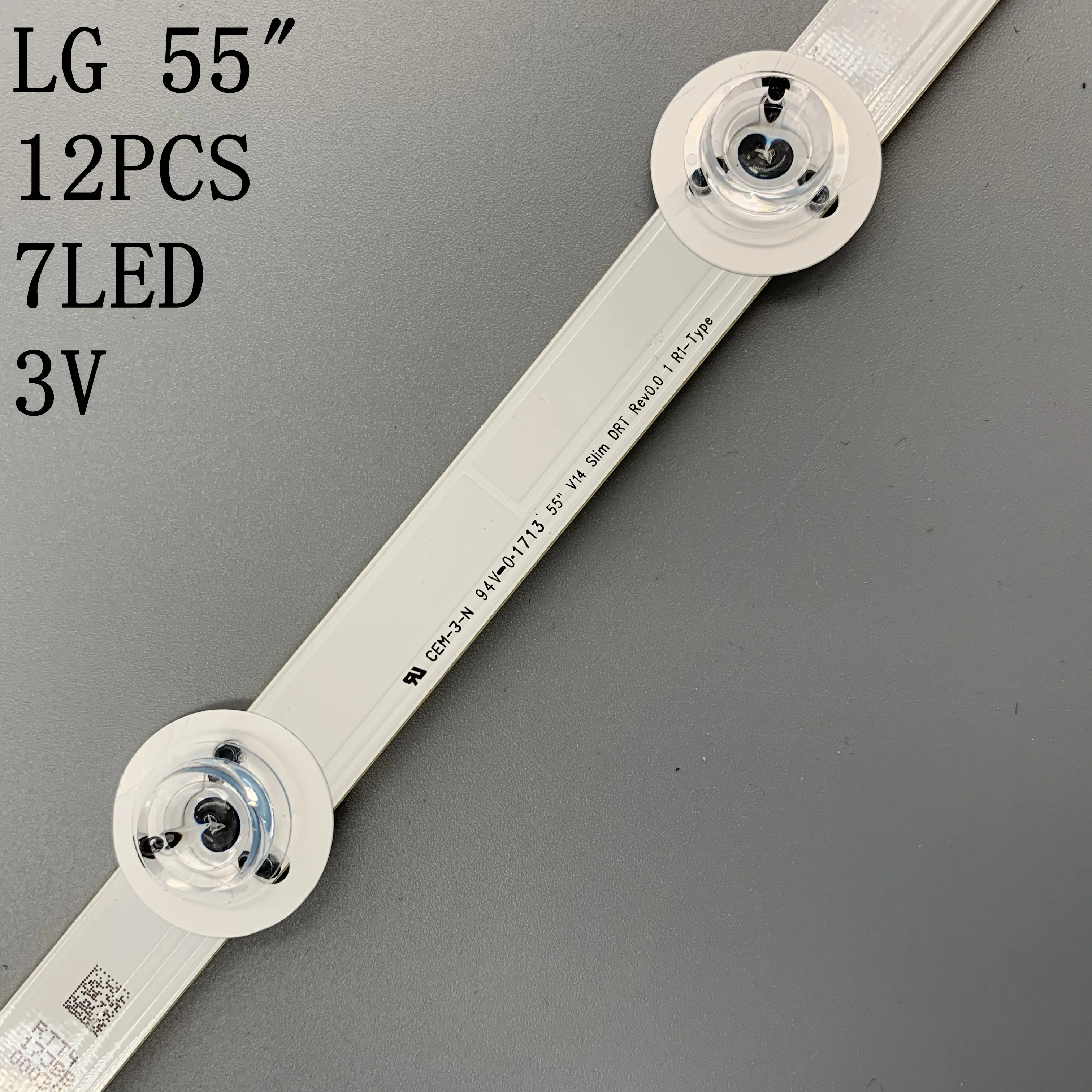 Светодиодная лента для подсветки телевизора LG 55 дюймов 12 шт. 55GB7800-CC &quotV14 Slim DRT Rev0.0