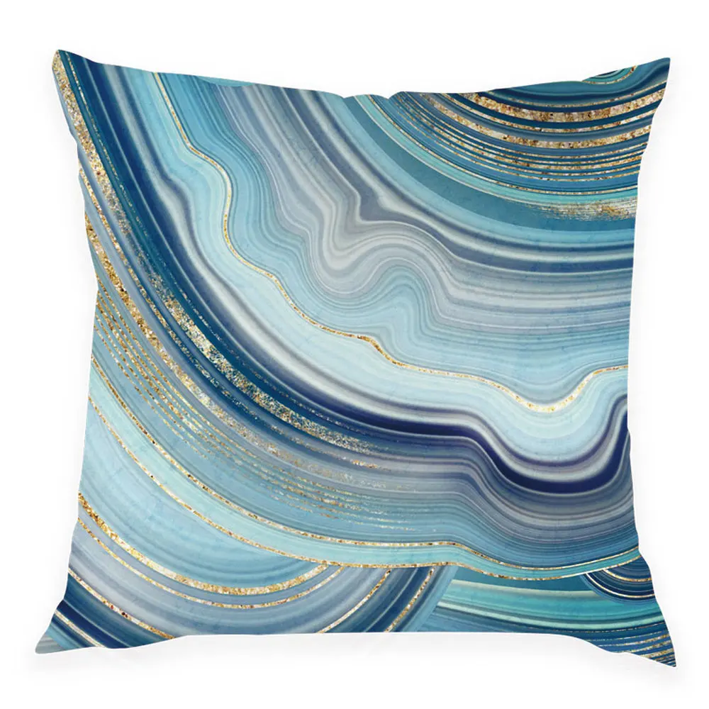 Абстрактные полосатые Чехлы для подушек с геометрическим рисунком декоративная