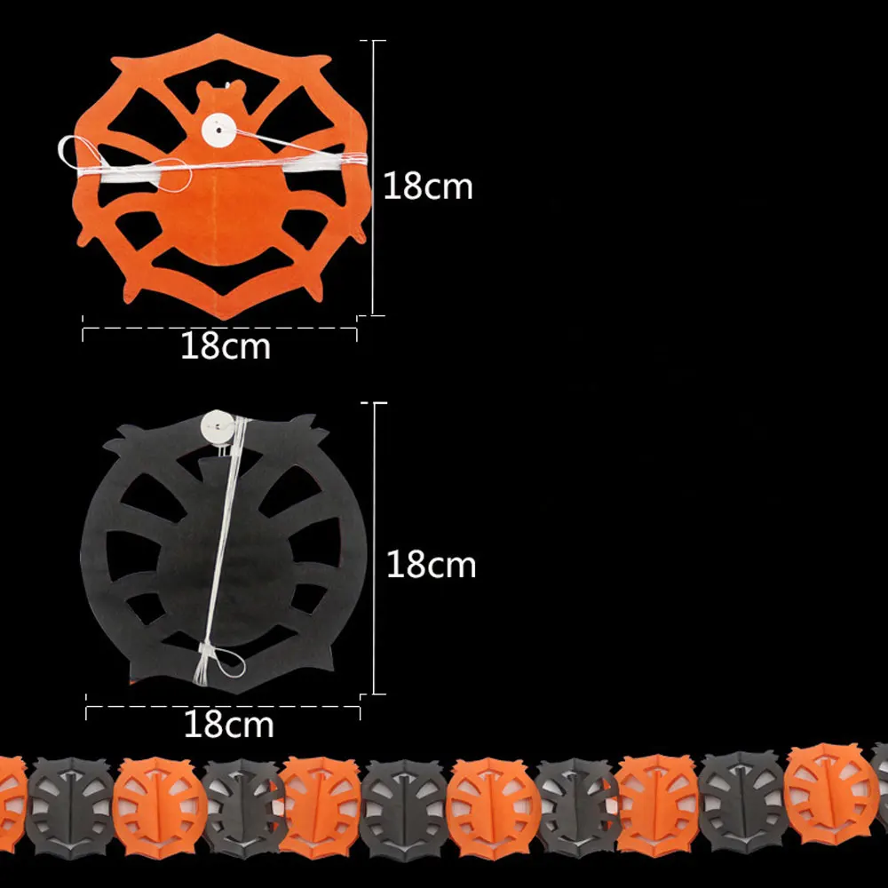 

Halloween Banners Yellow Black Double Deck Banner Wedding Decorations Flags Baby Shower Kids Adults Birthday Party Supplies