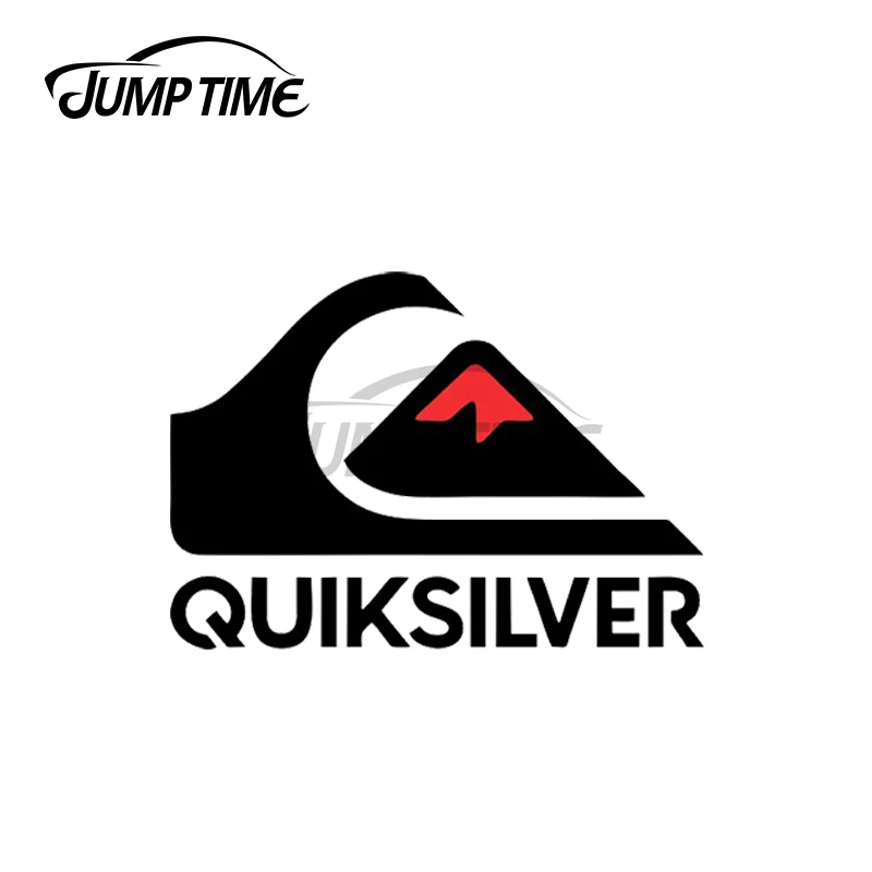 Прыгать время 13x5 6 см виниловые наклейки на автомобиль для Quiksilver логотип личности