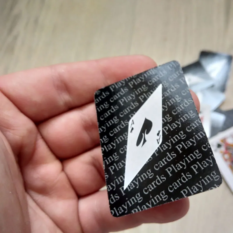 Милый миниатюрный кукольный домик милый мини покер игральные карты стиль