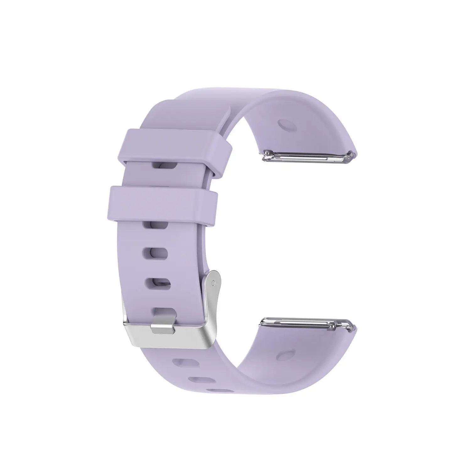 13 light purple Умные наручные часы Замена водонепроницаемый браслет 2 официальный силиконовый ремешок Смарт-часы аксессуары для Fitbit Versa 2 - Цвет: 13 light purple