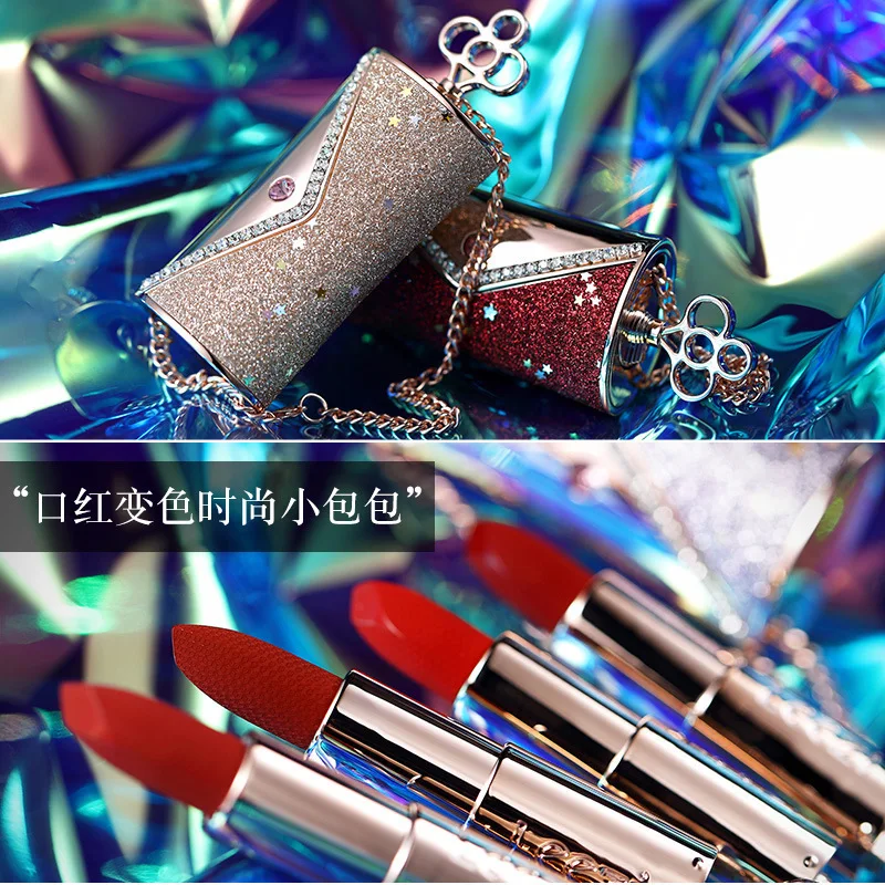 Блестящая губная помада Liz Bag бархатная матовая Douyin в стиле знаменитостей цвета