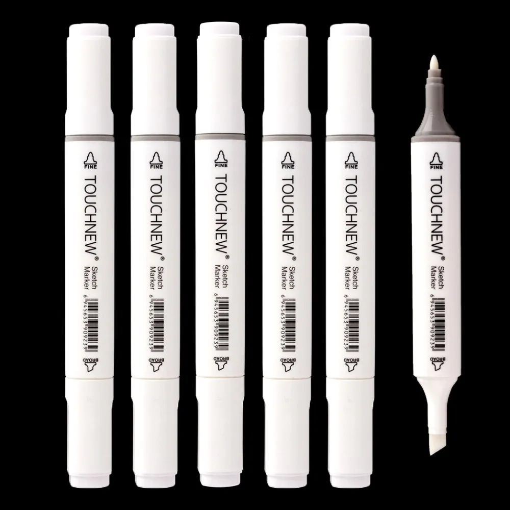 TOUCHNEW 0# Colorless Blender Marker Alcohol Based Ink Double Head Sketch Marker Set For Artist Markers School Art Supplies