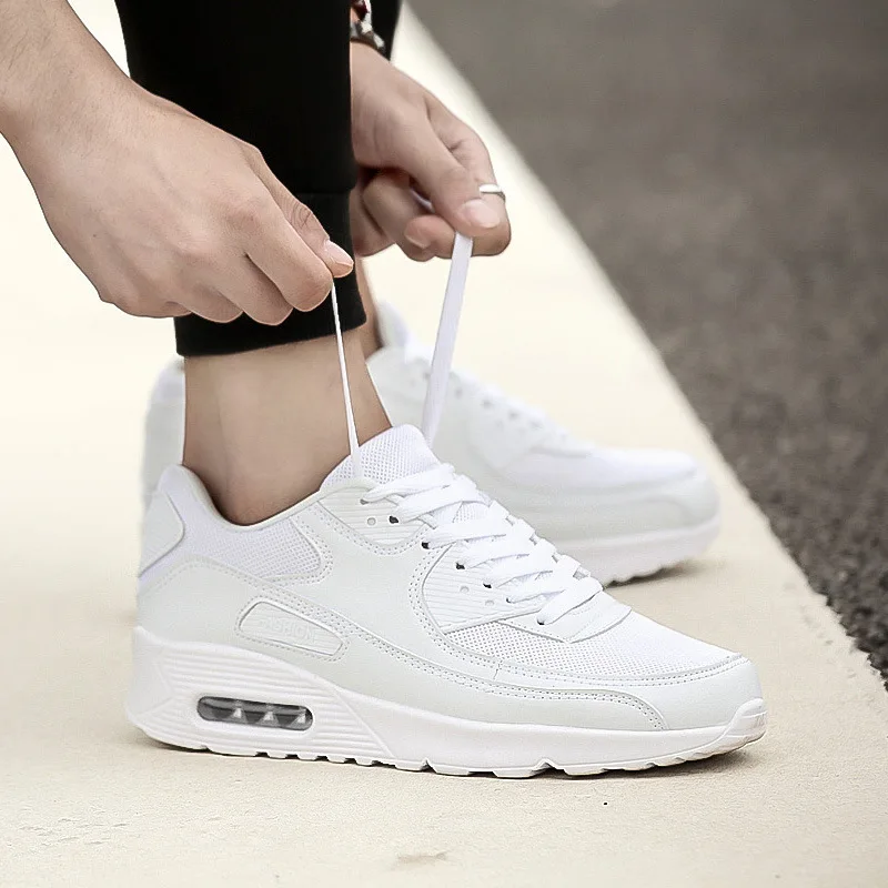 Women's sneakers fashion casual running shoes gym shoes light breathable comfort outdoor air cushion couple jogging shoes 35-44