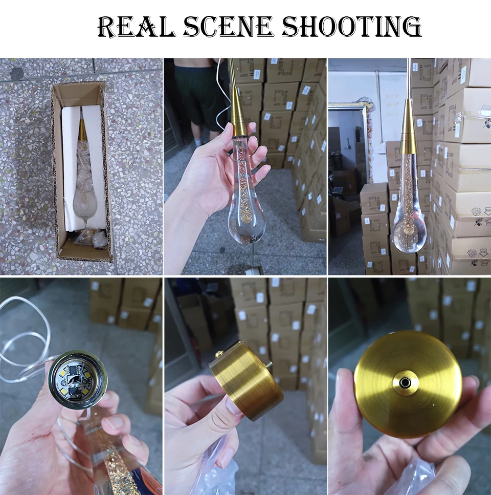 

Pendant Lights LOFT Staircase Living Room Hall Interior Decor Nordic Villa Pendant Lamp Lighting Hanging Lamp LED Crystal Modern