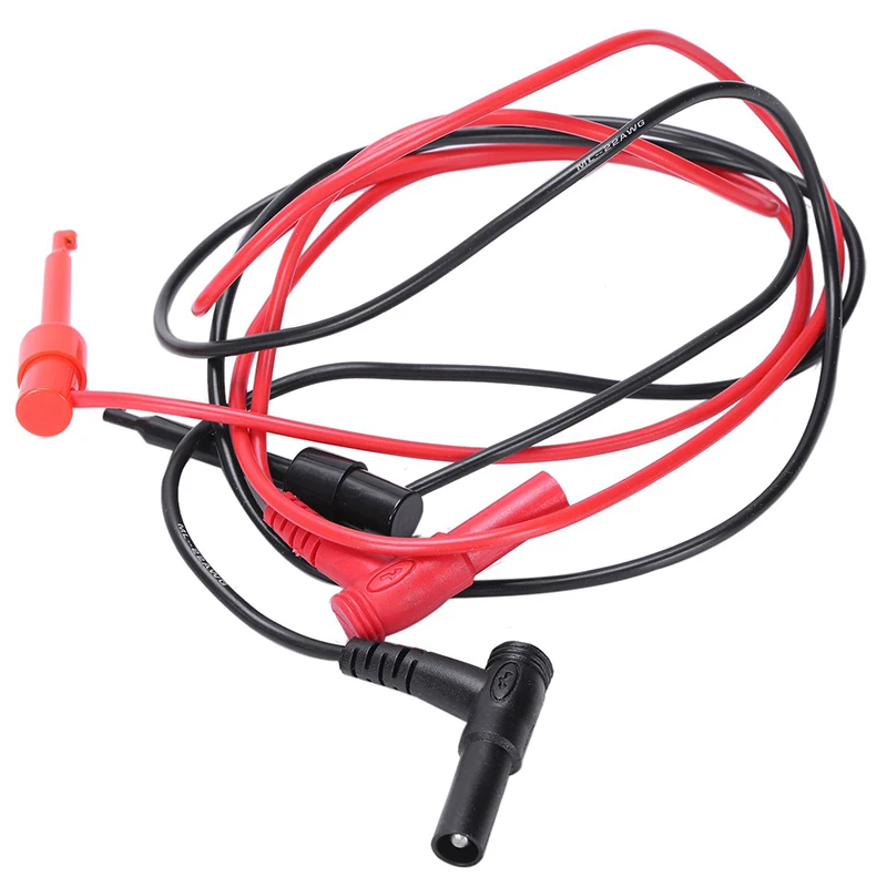HTHL-2x безопасности 4 мм разъем типа банан для тестирования крюка Провода кабель