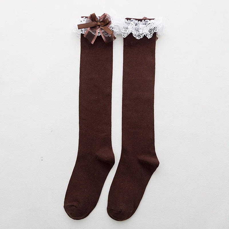 

2020 New Lolita Socks Girls Japanese Style Pure Color Bow Lovely Cosplay High Quality Spring Autumn Stage Performance Soft Socks