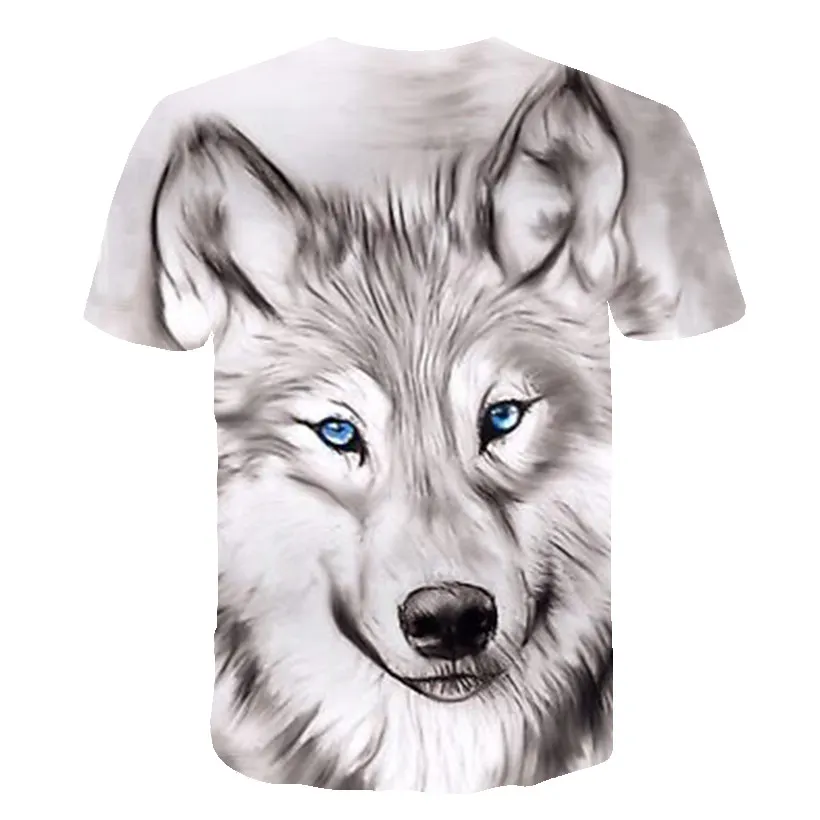 

Wolf 3D Print Cool T-shirt Boys Girls Fashion Eagle 3d Hip Hop Tshirt Print Animal Short Sleeve kids Summer Top Tees T shirt