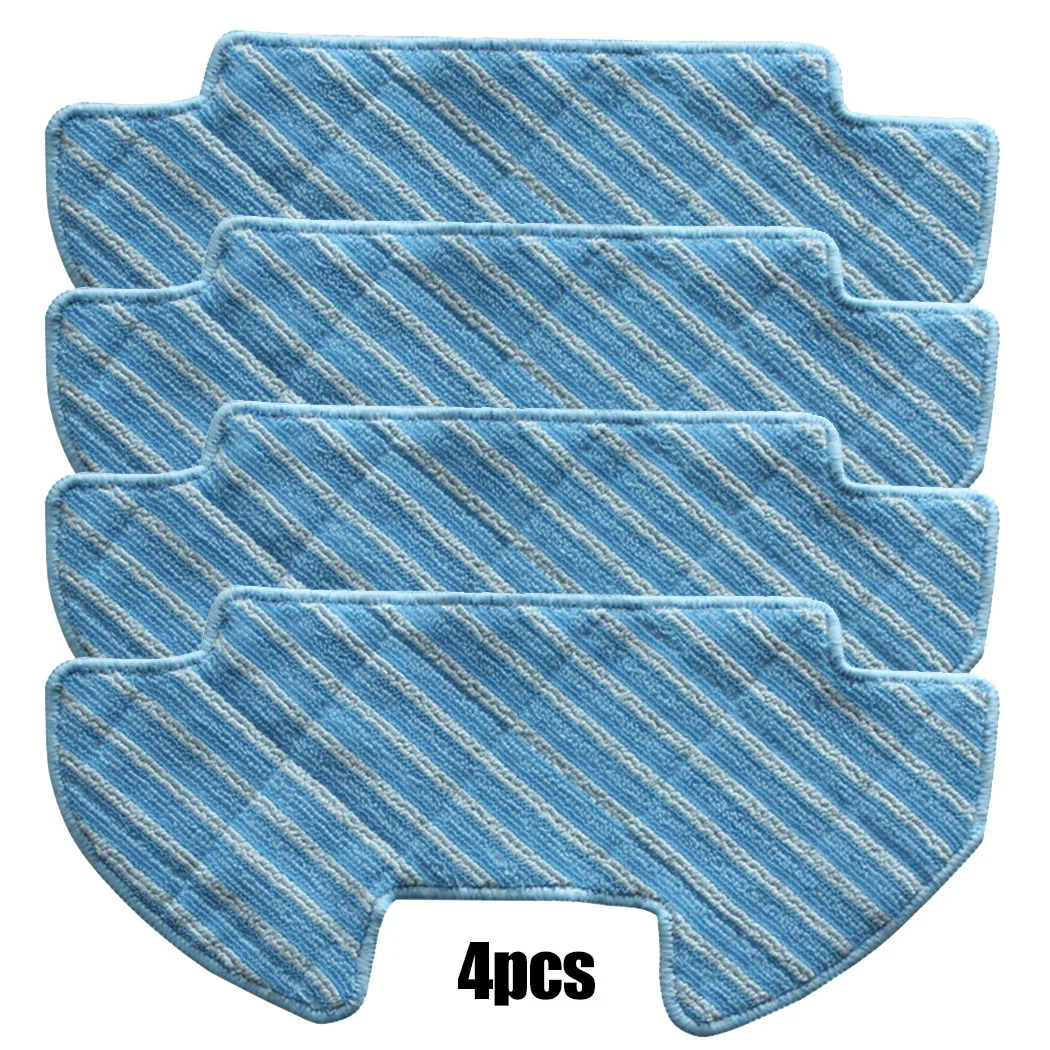 4pcs Washable Reusable Mopping Mat For Powerbot-E VR05R5050WK Household Cleaning Accessories Replacement