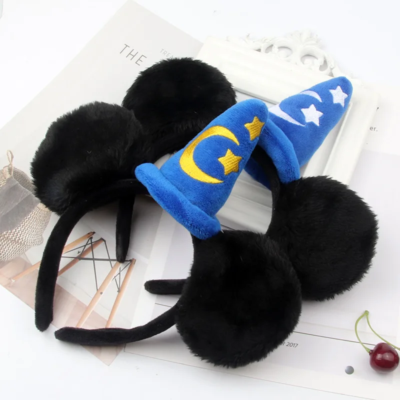 

Party Mickey Ears Head Bands Fur Christmas Hat Cartoon Unisex Hair Accessories Show Play Animal Crossing Accessories Head Band
