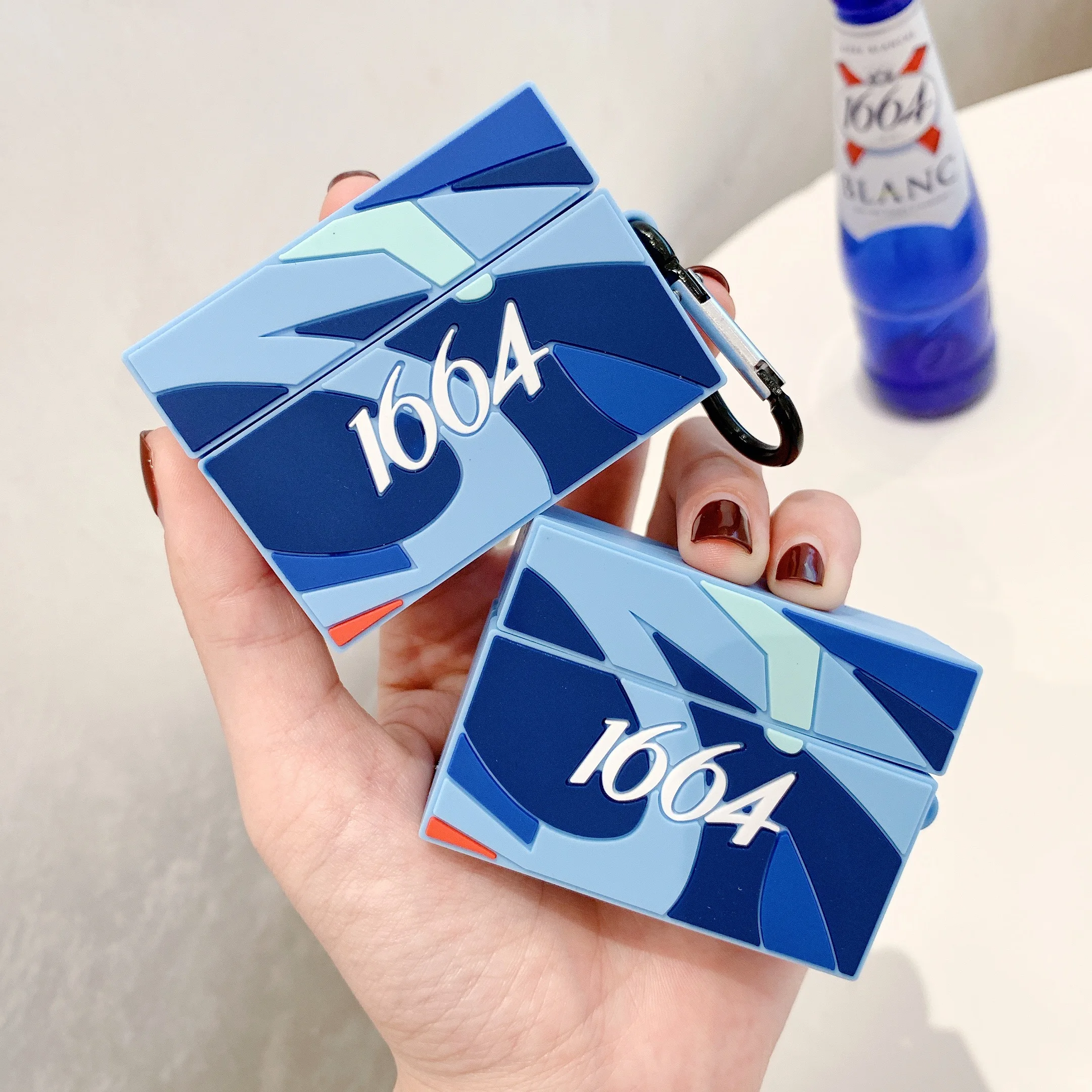 2019 для Airpods pro Чехол 3D Реалистичная Высокая копия 1664 пивная банка Bluetooth наушники