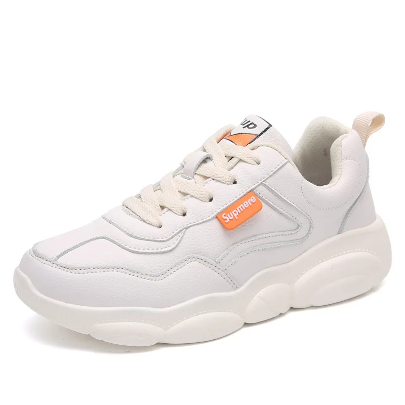 

Женская спортивная обувь на вулканизированной платформе, Удобная белая спортивная обувь на платформе для прогулок, новинка весны 2021