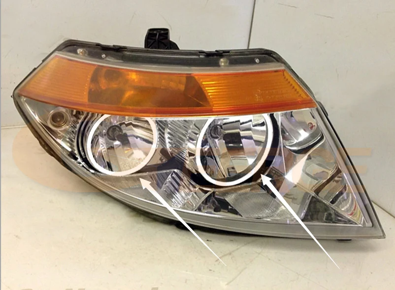 Для proton savvy 2005 2010 отличный ультра яркий SMD светодиодный комплект колец ангельские