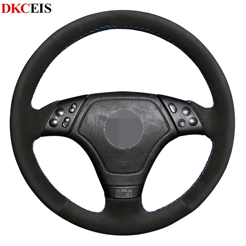 Сделай Сам черный мягкий замшевый сделай сам ручная строчка для BMW E46 E39 E36 |