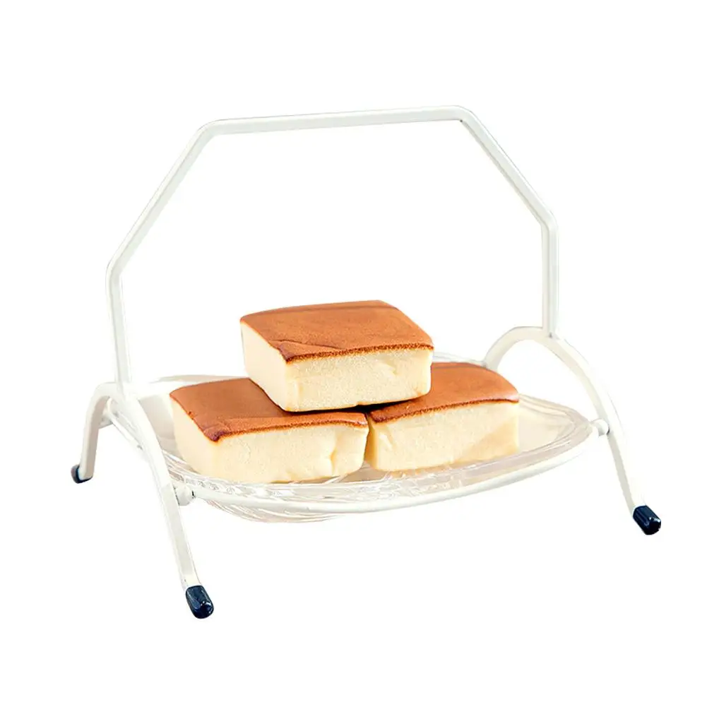 Нержавеющая сталь Сухофрукты чаша стойка держатель акриловый прозрачный торт