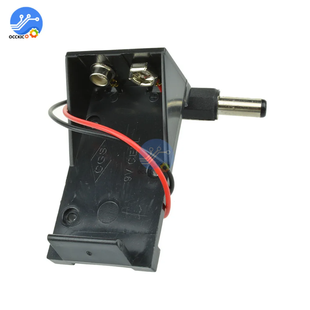 Новинка 2018 держатель для аккумулятора 9 В провод с вилкой 5 5*2 1 мм Arduino AU|battery holder box