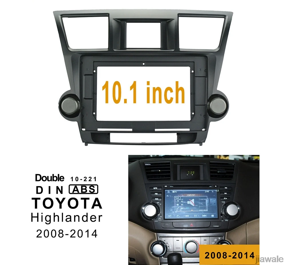 10 1 &quotАвтомобильный Радио фасции рамка для лица установка панель приборной