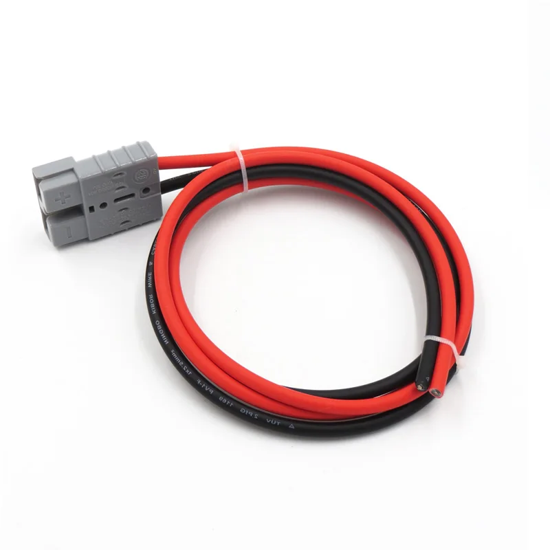 Солнечный разъем Anderson 50 А 600 В 2 5 квадратный Удлиненный кабель Быстрый штекер для