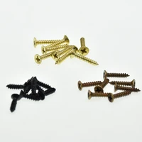 500pcs phillips self tapping screws m2681012mm bronzegold oval head screw for antique hinges decoration wood hardware tool