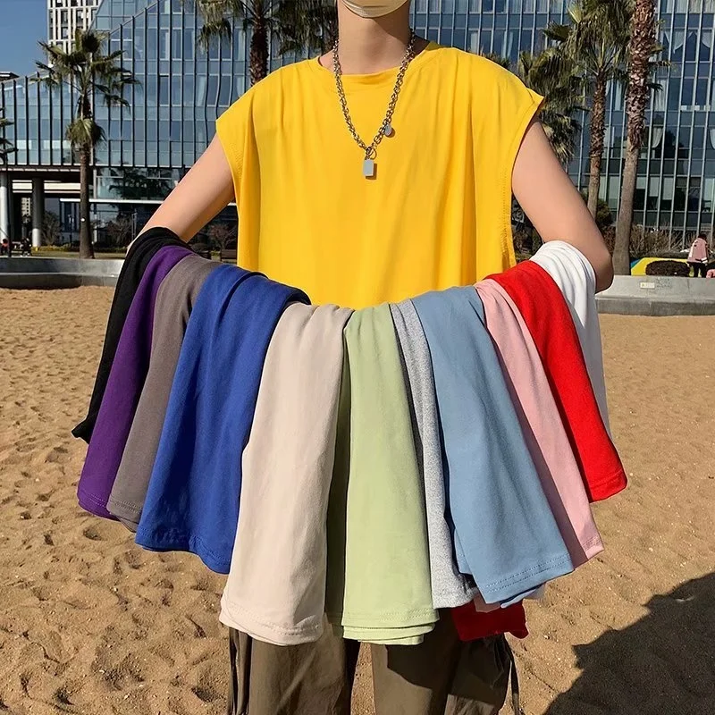 

Мужская летняя футболка с круглым вырезом и коротким рукавом, свободного покроя