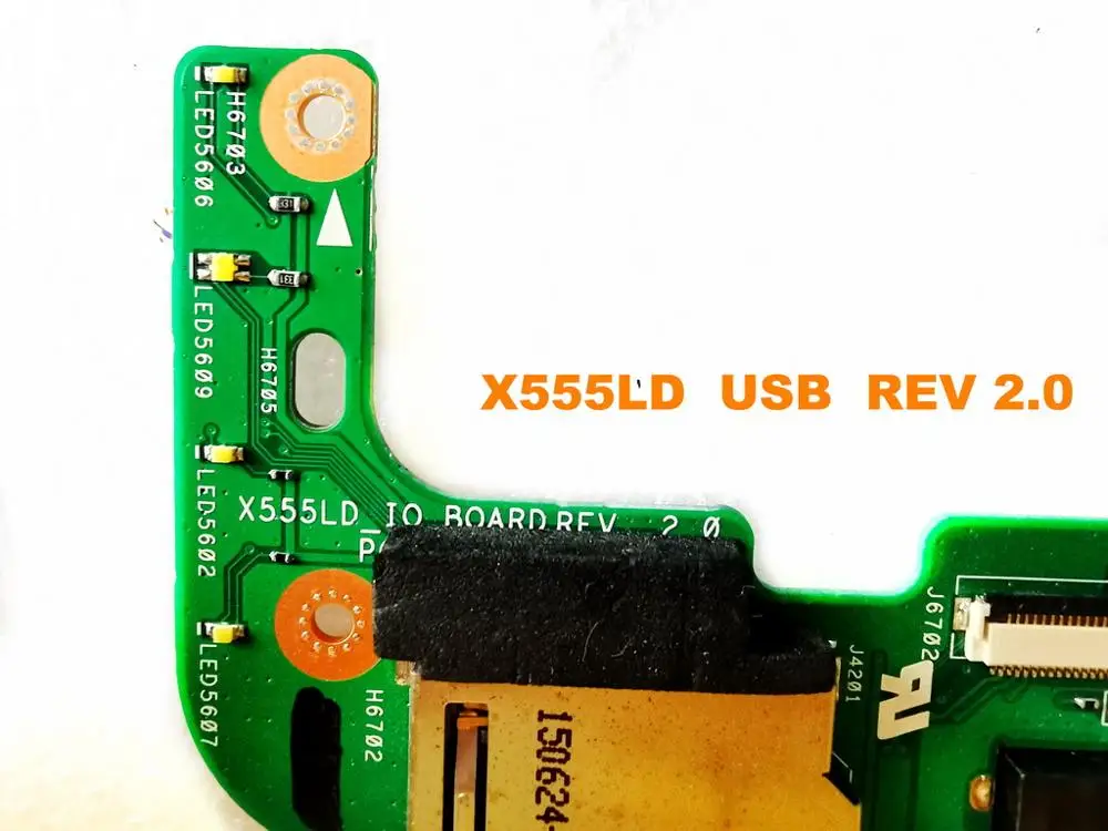 Оригинал для ASUS X555LD звуковая плата USB board REV 2 0 протестирован хорошая бесплатная