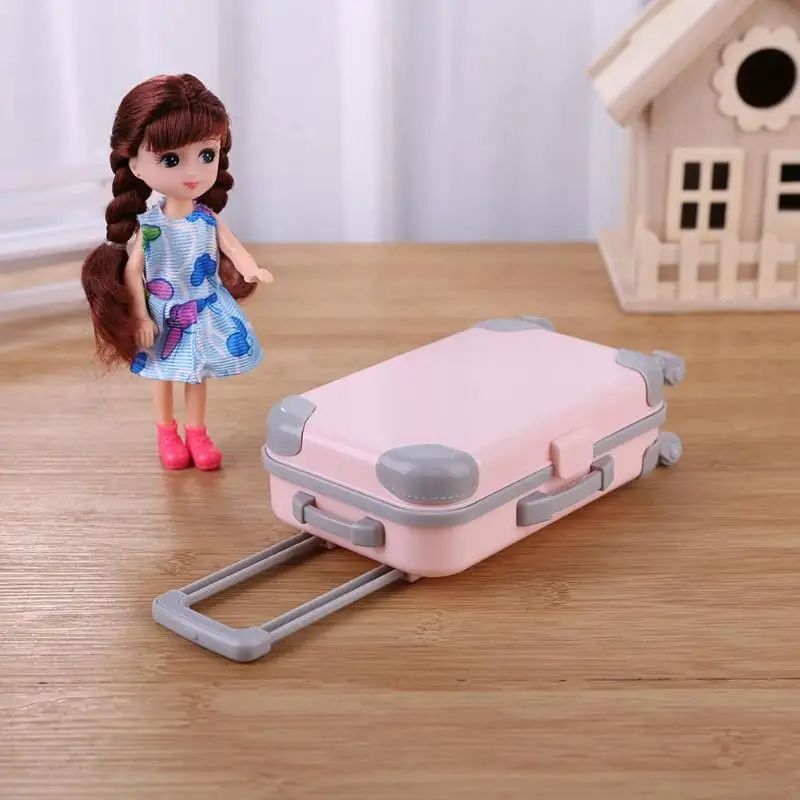 Кукла чемодан игрушки Путешествия кукольный домик багаж моделирование 3D игровой