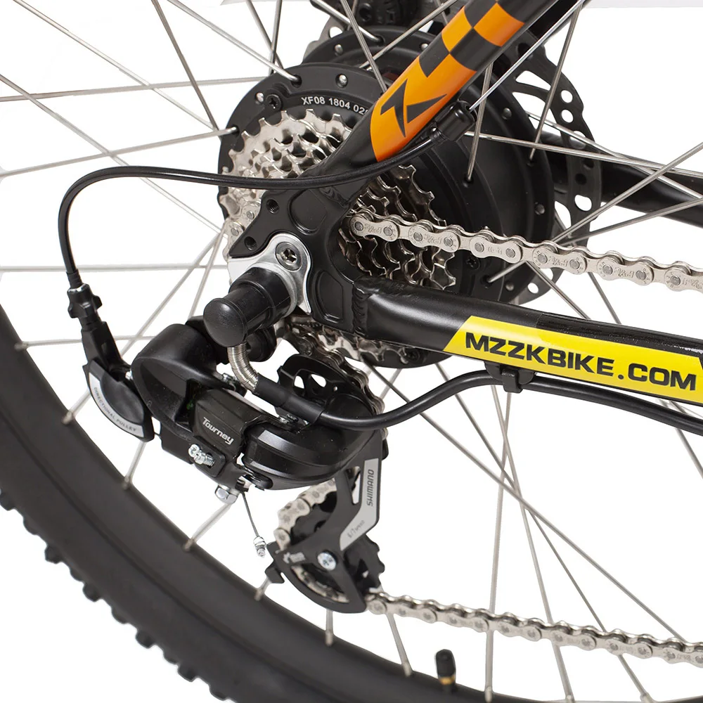 Электрический горный велосипед 27 5 дюйма 400 Вт Мотор заднего колеса 48 В литиевая