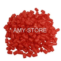 300pcs 1 51 651 822 533 544 555 566 577 5mm inner dia pvc nut bolts pipe cable slip cap end cover fitting redblack