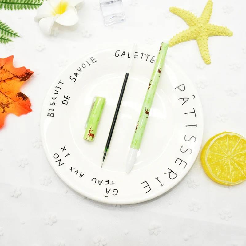 10 шт. цветная гелевая ручка кавайные ручки Pen Boligrafos Kawaii Canetas Escolar Милая