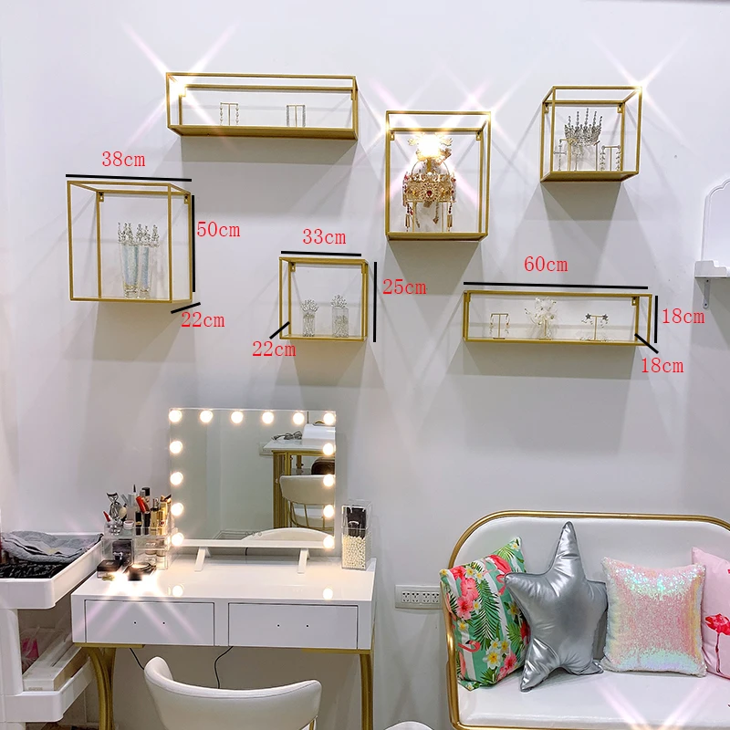 North Europe America Decoration Creative Bedroom Floor Display Bookshelf Wall Shelf Living Room | Дом и сад