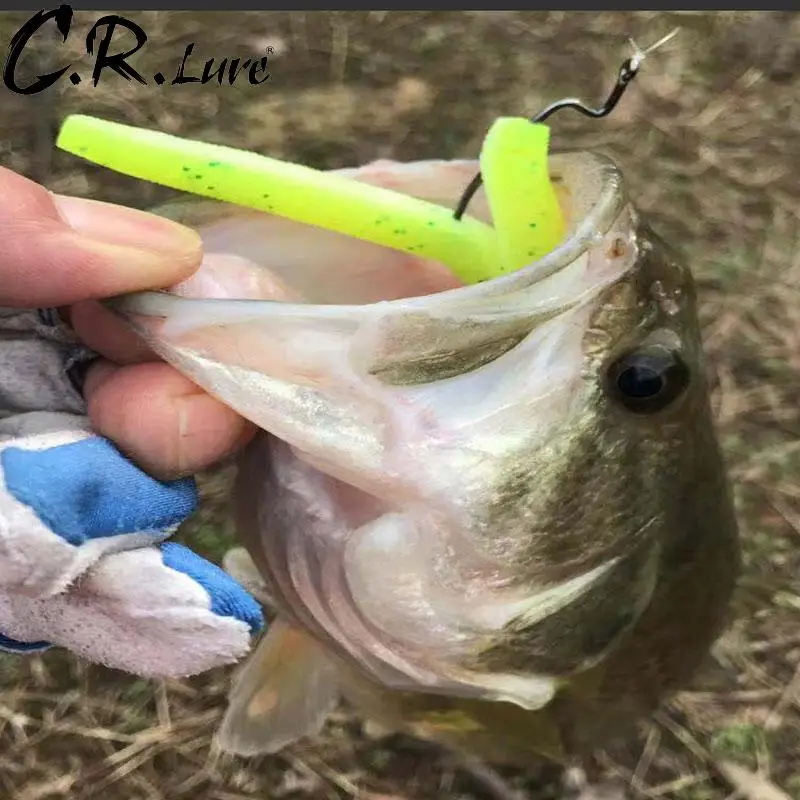

8pcs 11g 5inch Fishing lure Soft Worm bait Senko worm Wacky Texas Rig Shakey head Fit Bass lures