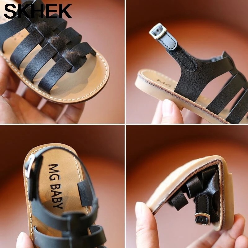 Нескользящие пляжные туфли SKHEK для маленьких детей милая обувь принцессы Новинка
